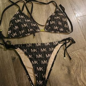 Women's String Bikini Top & Side-Tie Bottoms Michael Kors